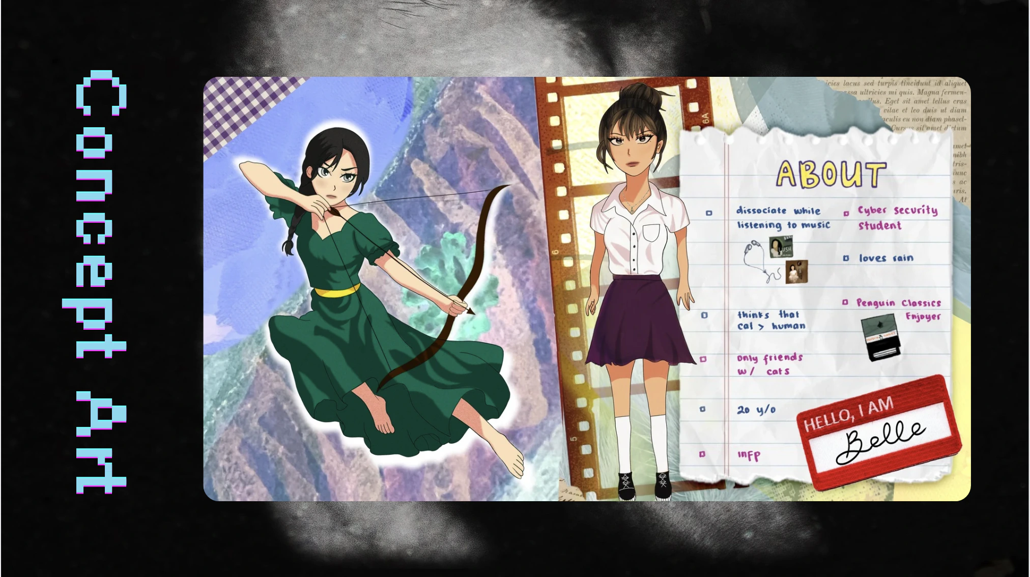 Screenshot of Graphic Design Portfolio
