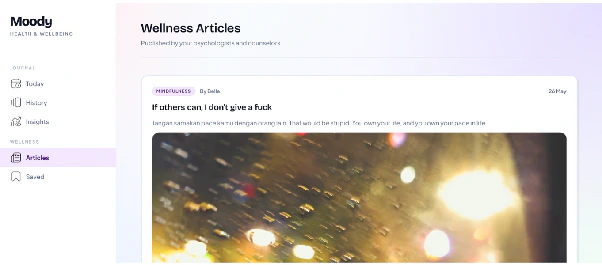 Article screenshot: Moody 21